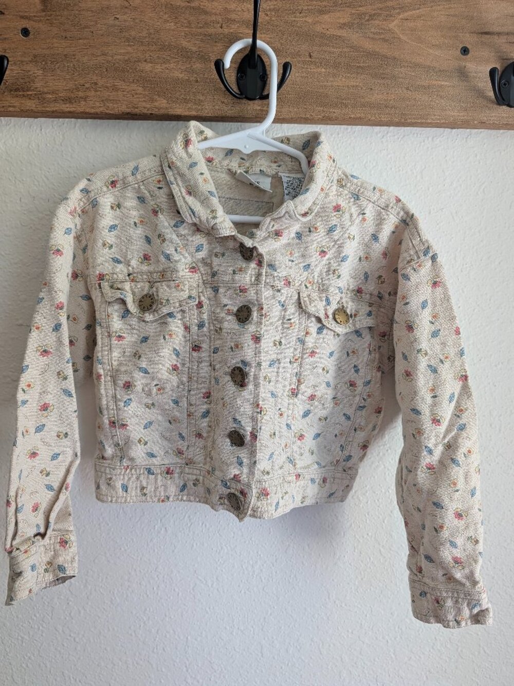 vintage the disney store pocahontas little girls jacket size small